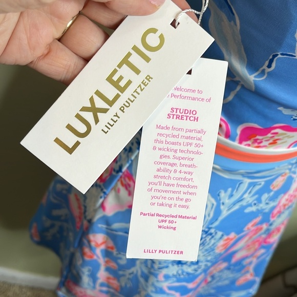 Lilly Pulitzer THE DEIDRA DRESS IN UPF 50+ IN BAHAMIAN RHAPSODY, size XXS - Picture 13 of 17
